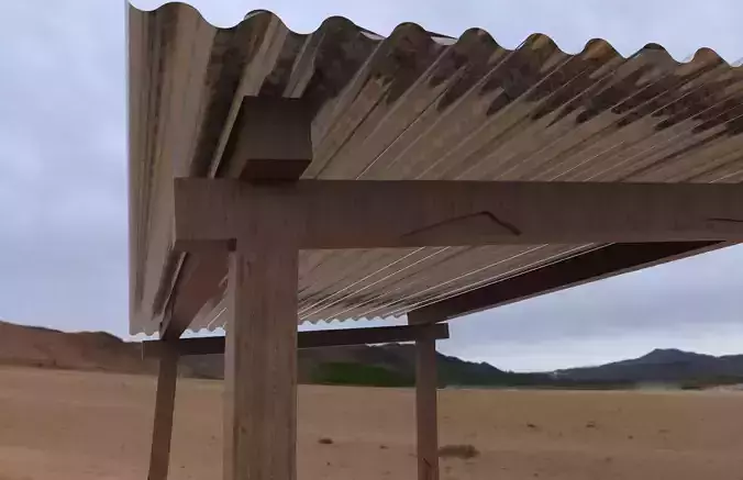 PORCH-LOW POLY frame for picnic table