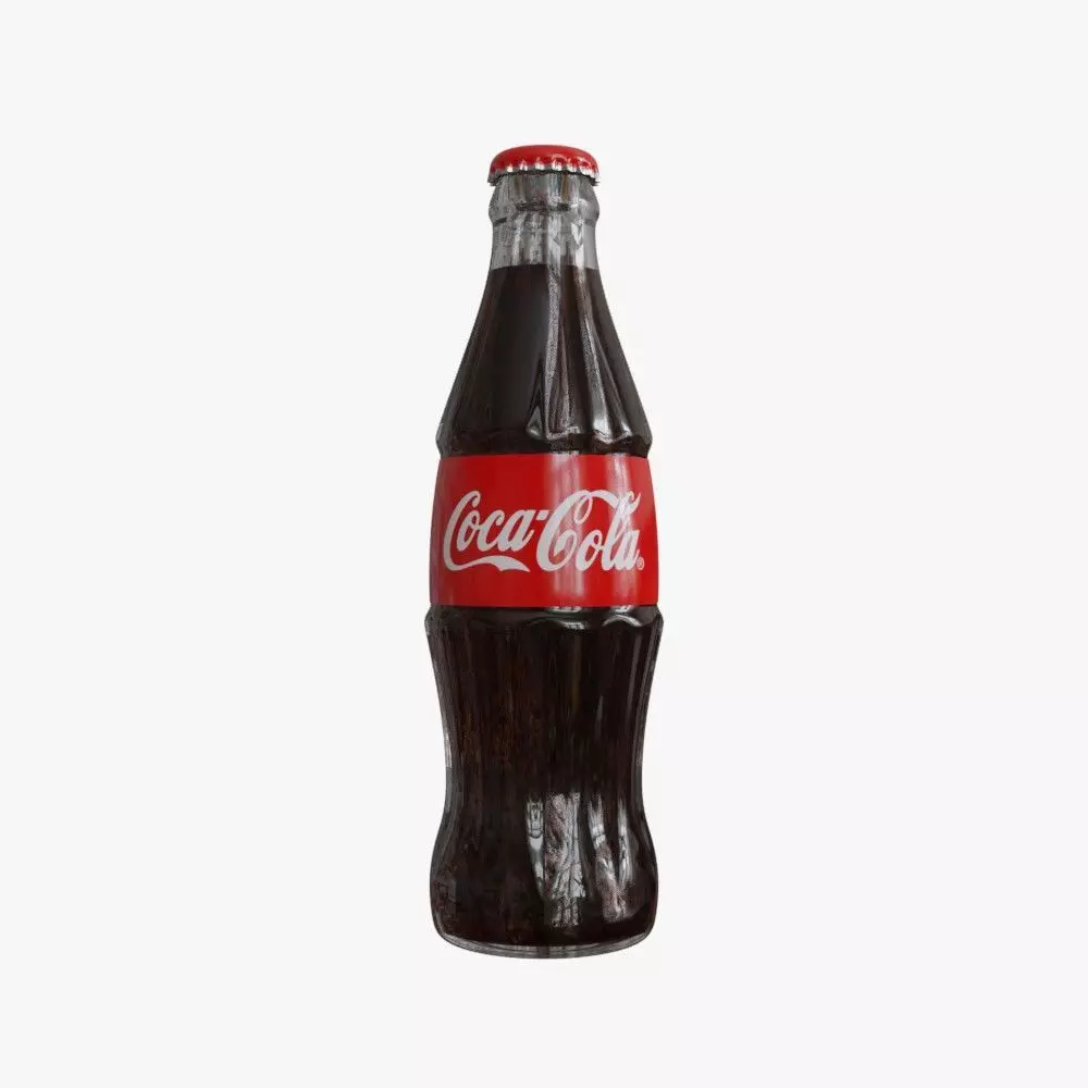 Coca-Cola Classic Bottle 3D model_0
