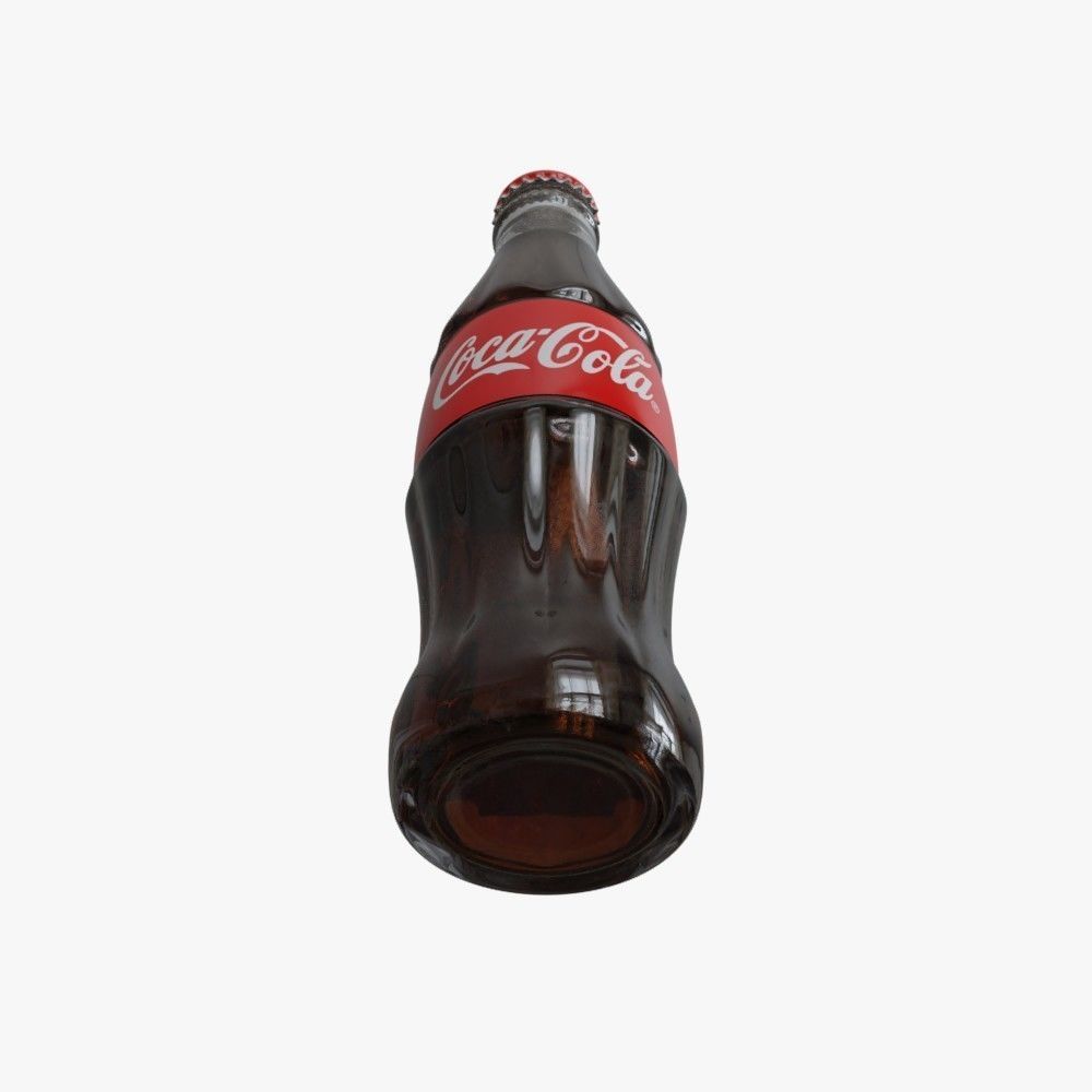 Coca-Cola Classic Bottle 3D model_3