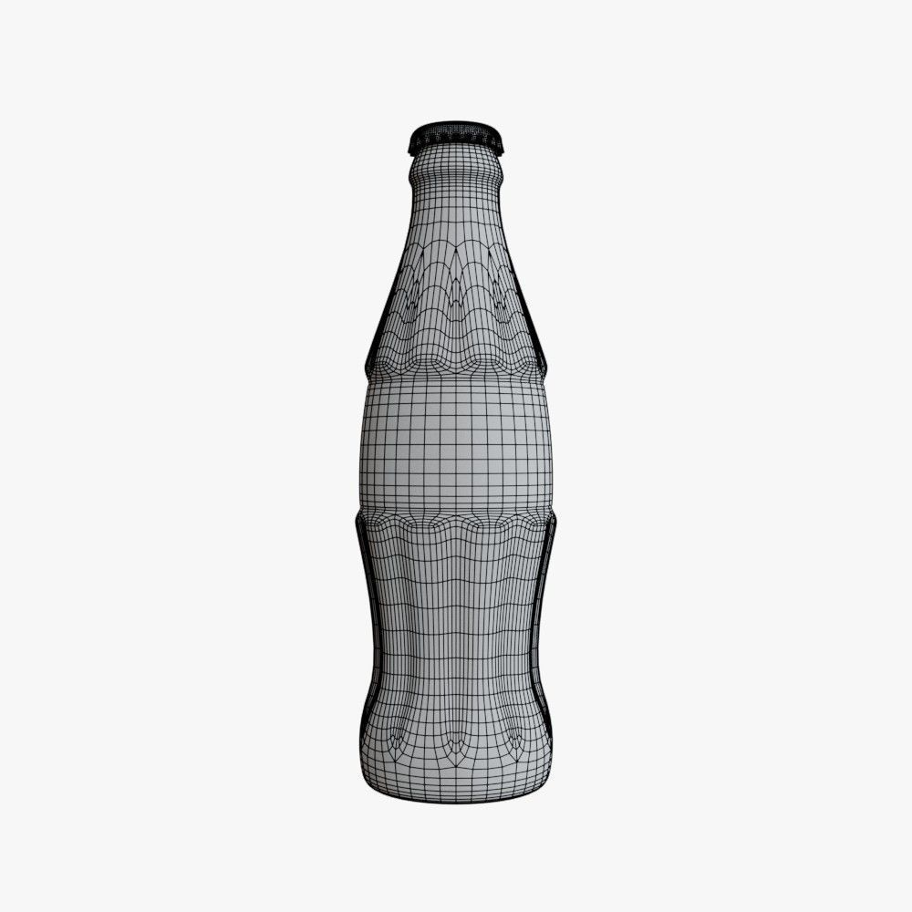 Coca-Cola Classic Bottle 3D model_7