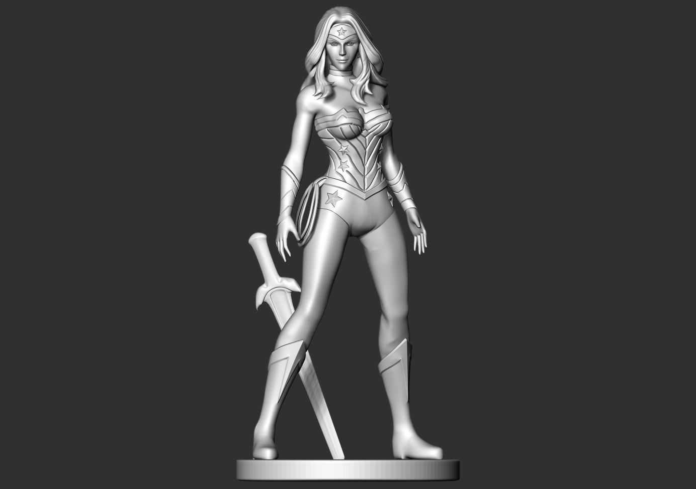 Wonder Woman - Fan art 3D print model_12