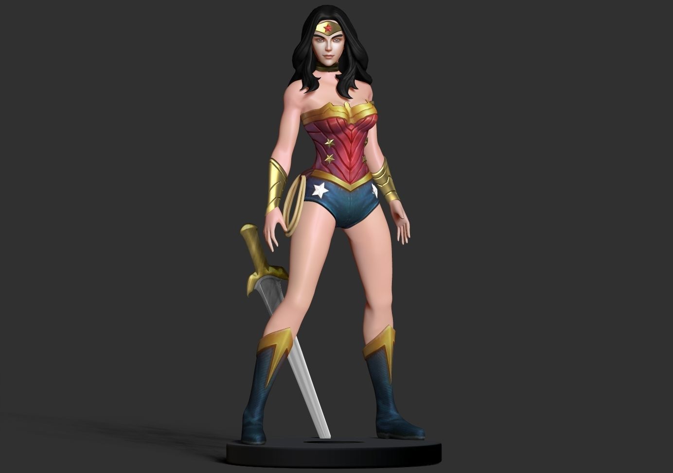 Wonder Woman - Fan art 3D print model_4