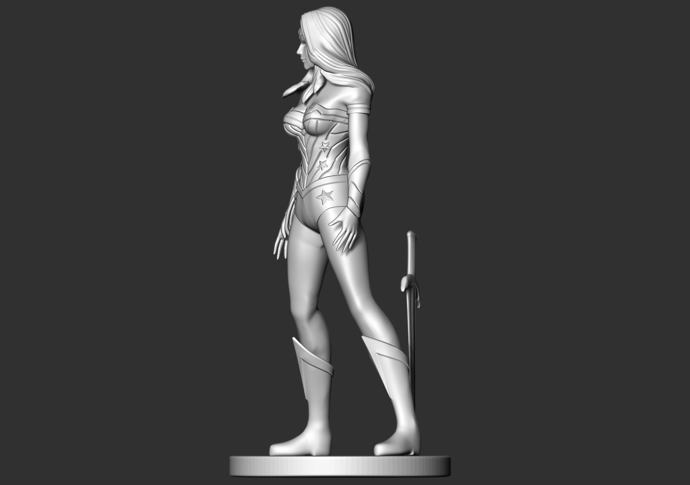 Wonder Woman - Fan art 3D print model_9