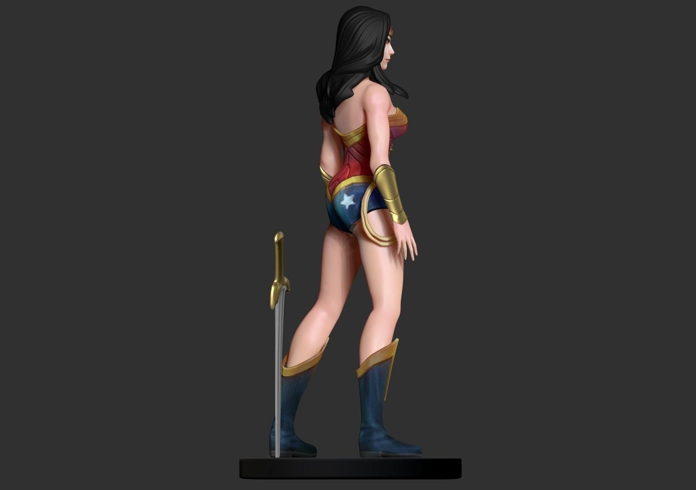 Wonder Woman - Fan art 3D print model_7
