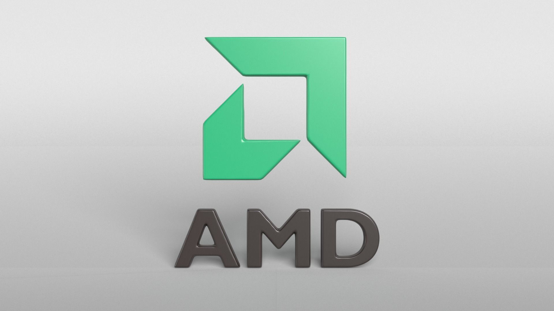 AMD Logo v1 001 Free low-poly 3D model_2