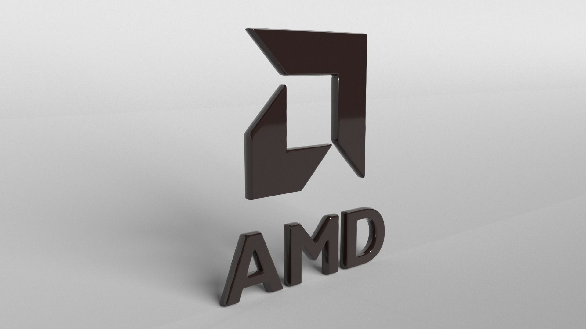 AMD Logo v1 003 Free low-poly 3D model_4