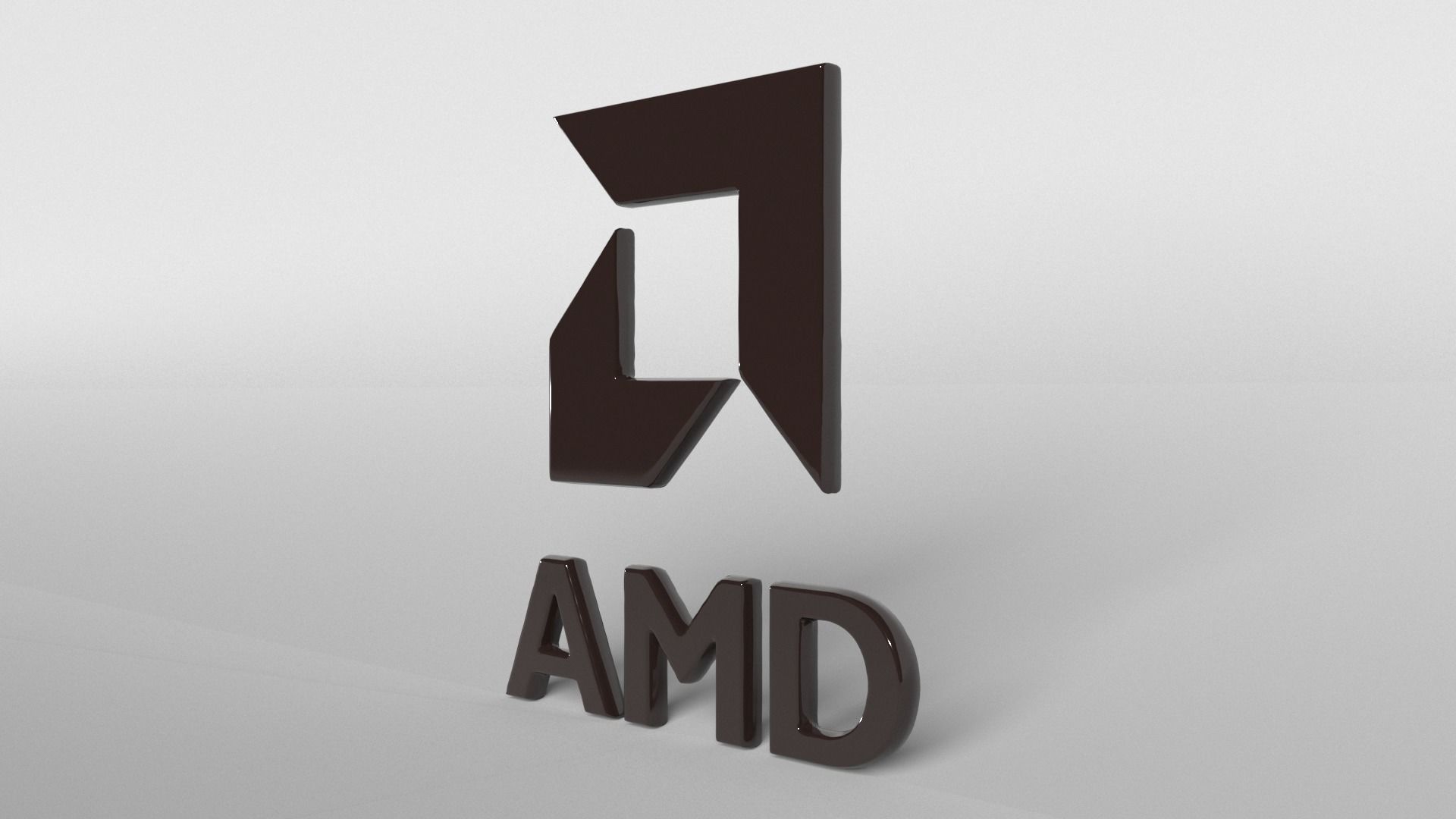 AMD Logo v1 003 Free low-poly 3D model_3