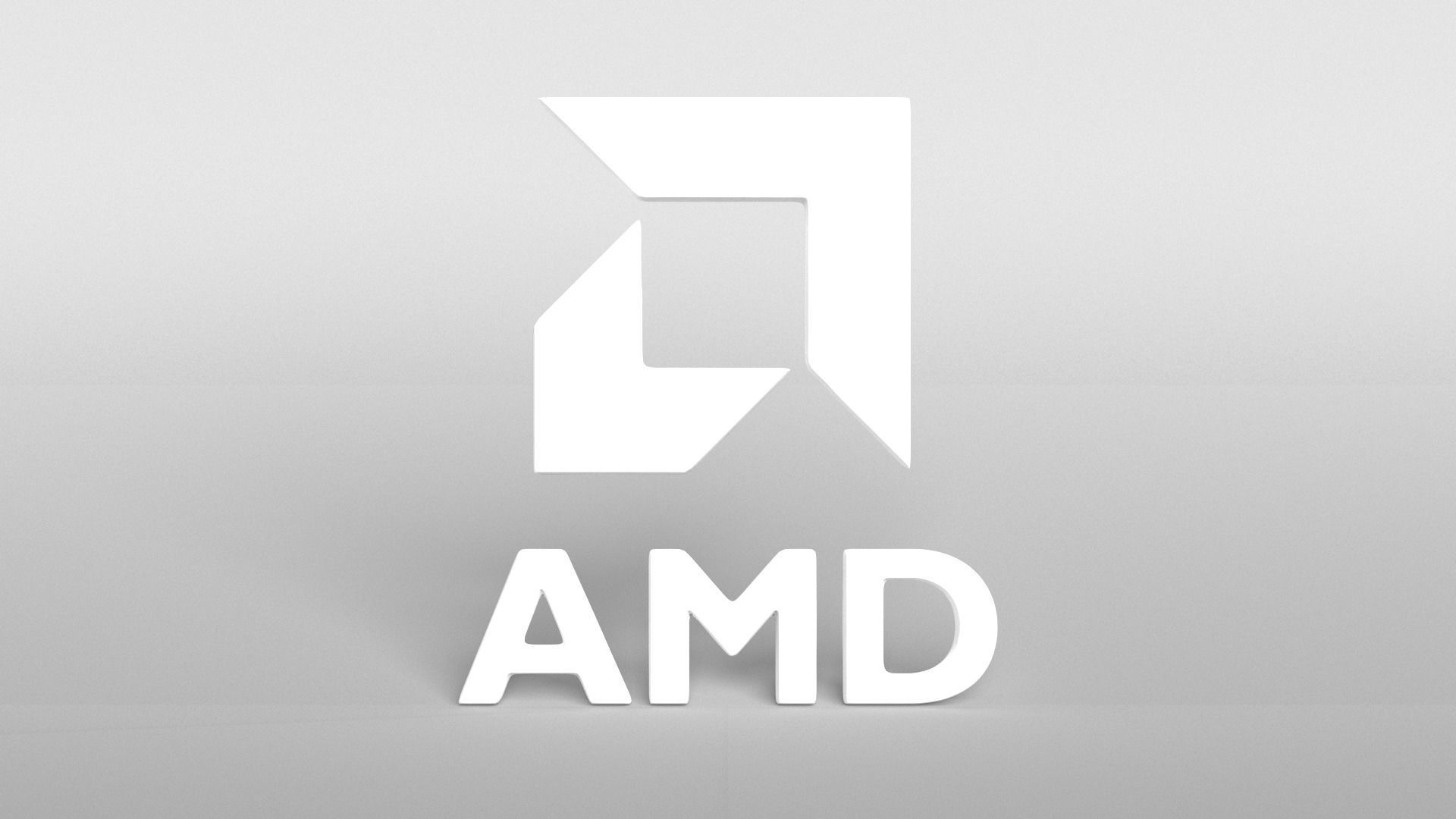 AMD Logo v1 005 Free low-poly 3D model_2