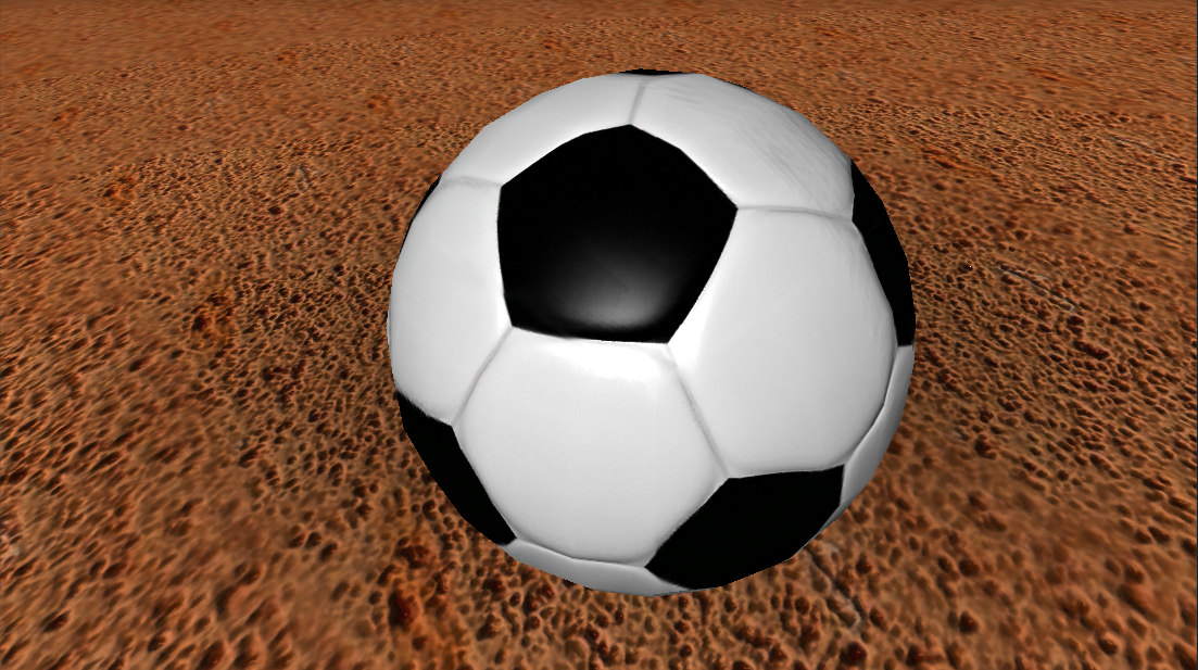 Balls sports Low-poly 3D model_4