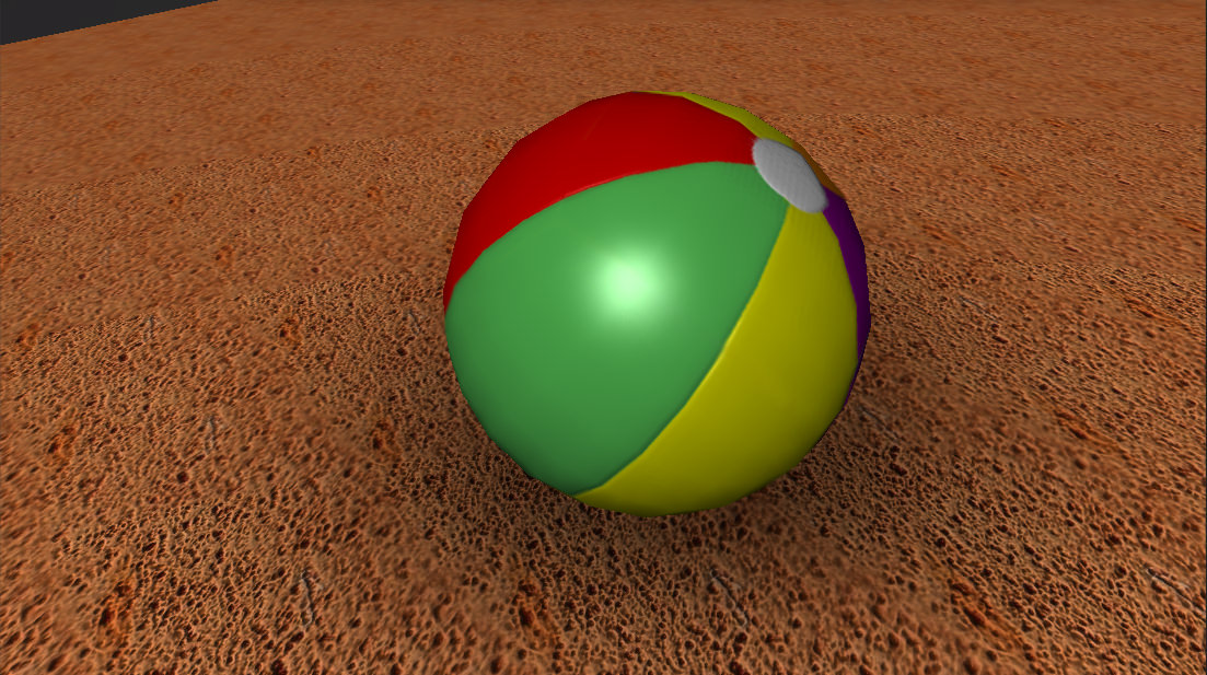 Balls sports Low-poly 3D model_2