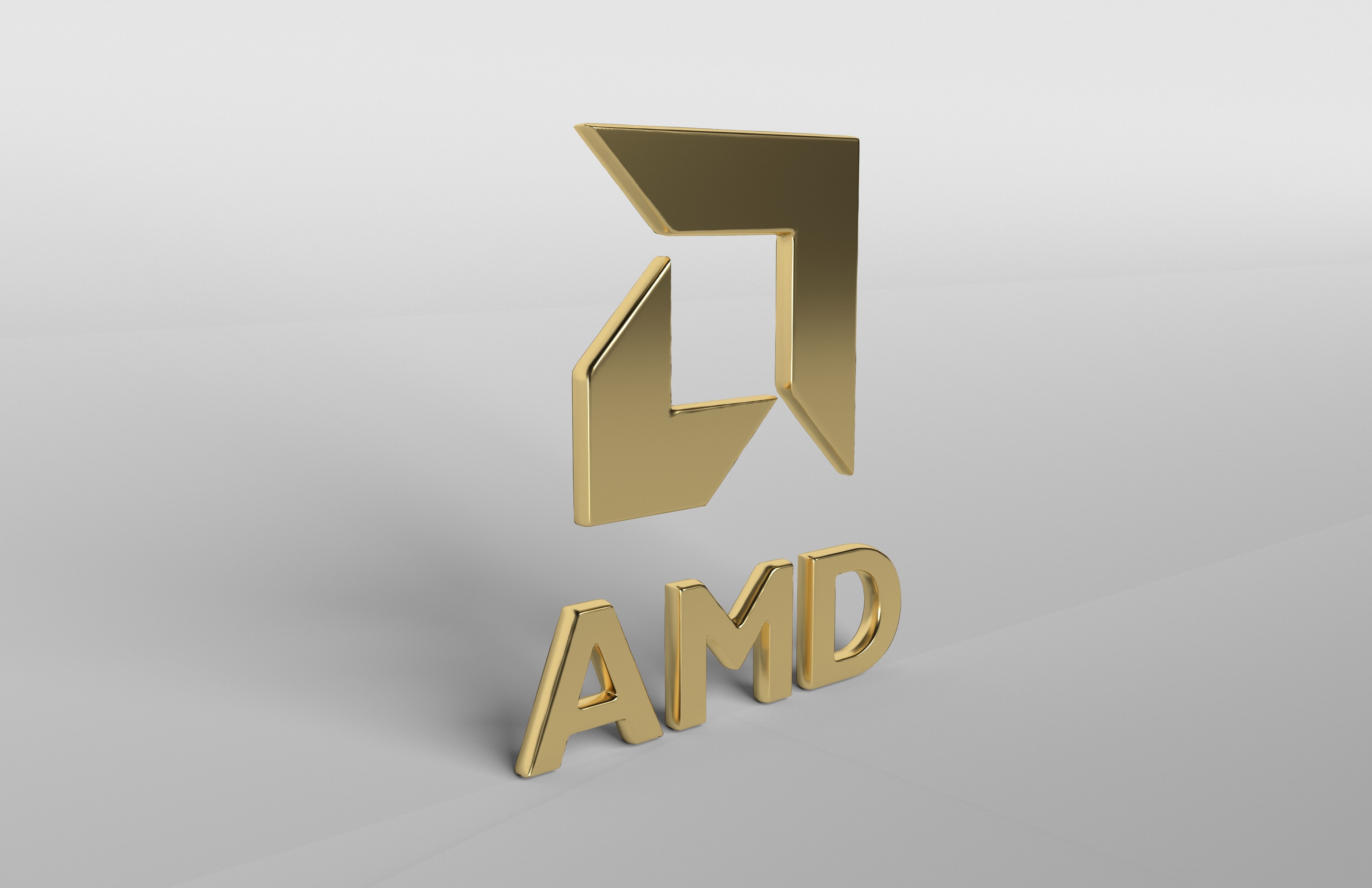 AMD Logo v1 007 Free low-poly 3D model_4