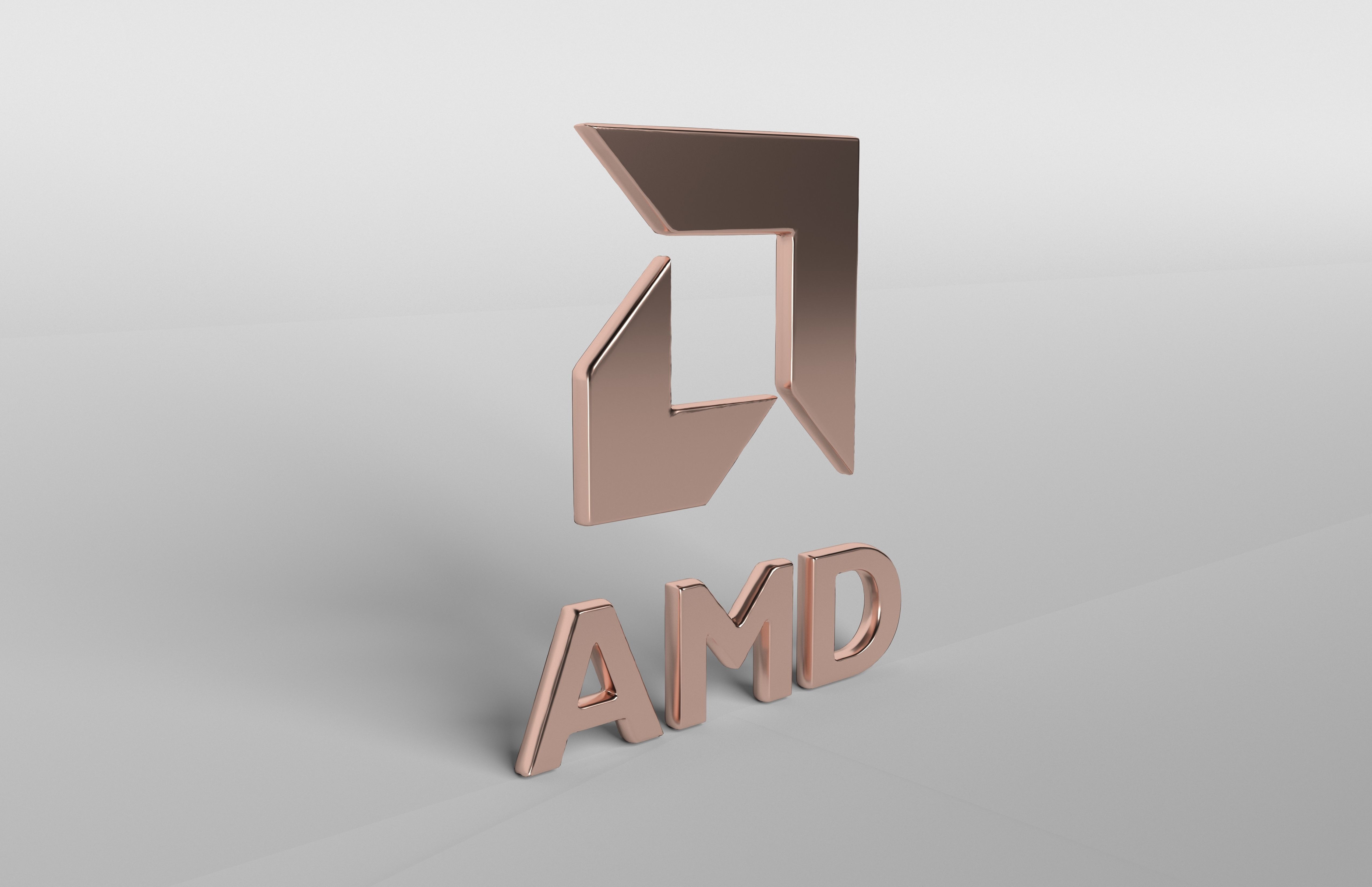 AMD Logo v1 009 Free low-poly 3D model_4