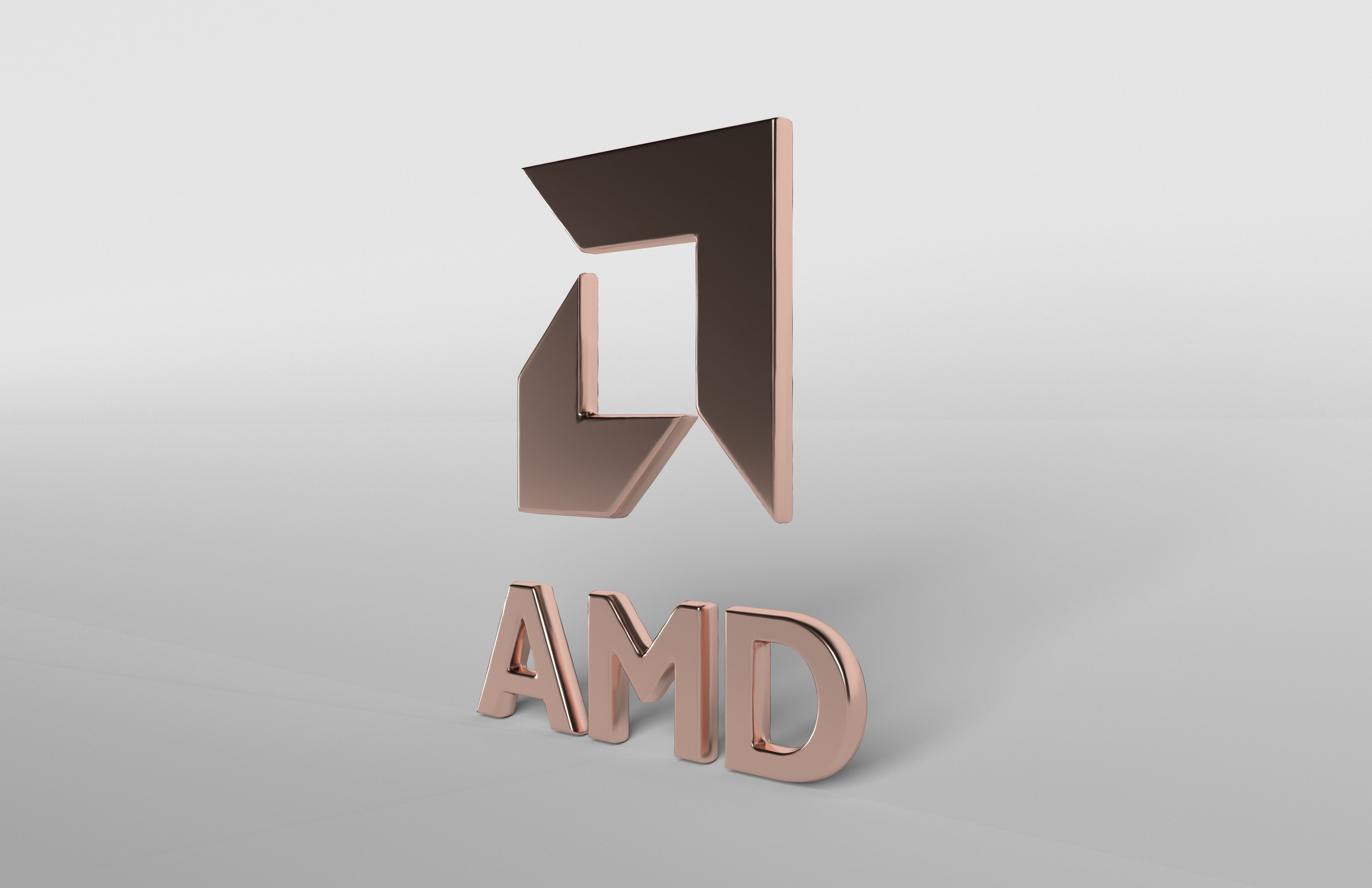 AMD Logo v1 009 Free low-poly 3D model_3