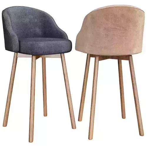 Counter Height Swivel Bar Stools 3d model