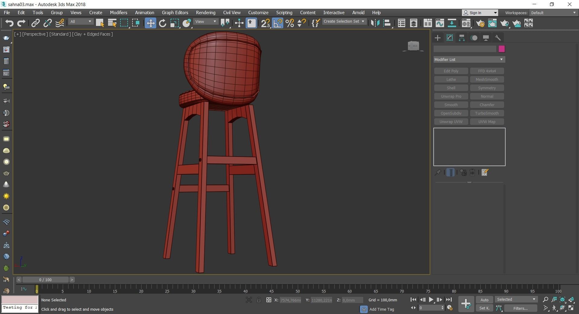 ZWJ- Bancos de Bar Taburete De Bar con Respaldo 3d model Low-poly 3D model_2