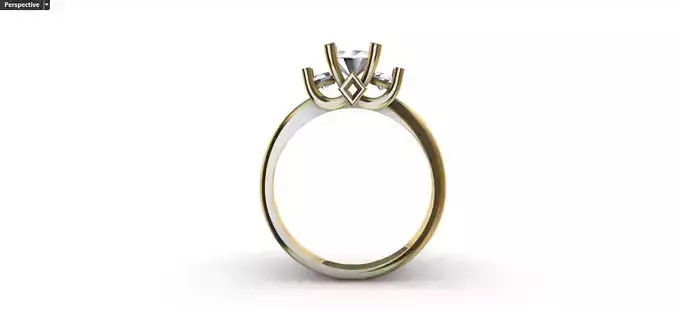 3 DIAMONDS ENGAGEMENT RING