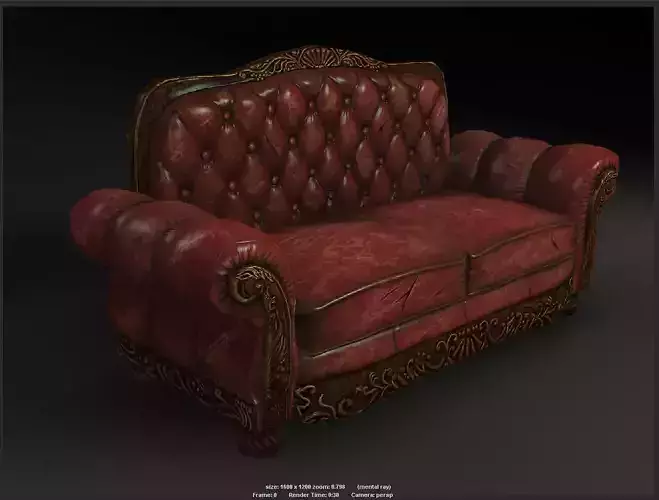 Antique Sofa game model