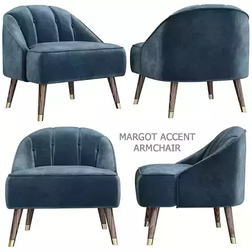 Margot Accent Armchair 3d model