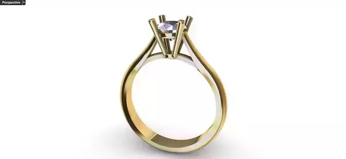SOLITARY SOLITAIRE DIAMOND RING