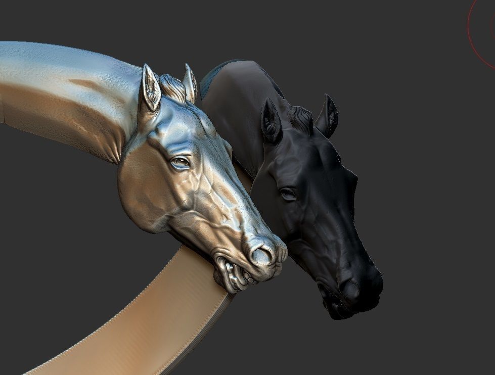  Horse Bracelet 3D model_4