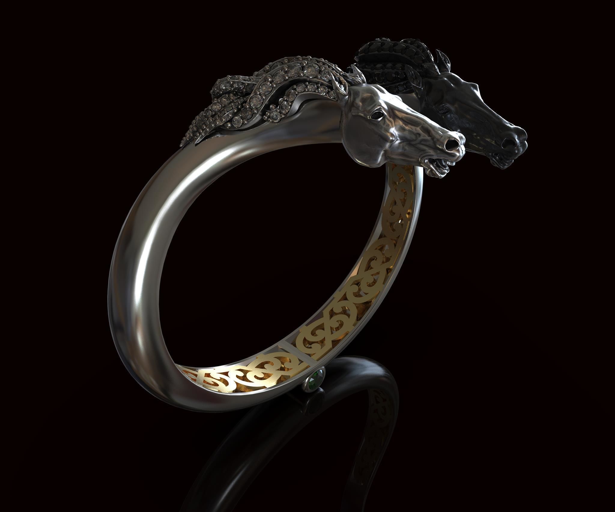  Horse Bracelet 3D model_1