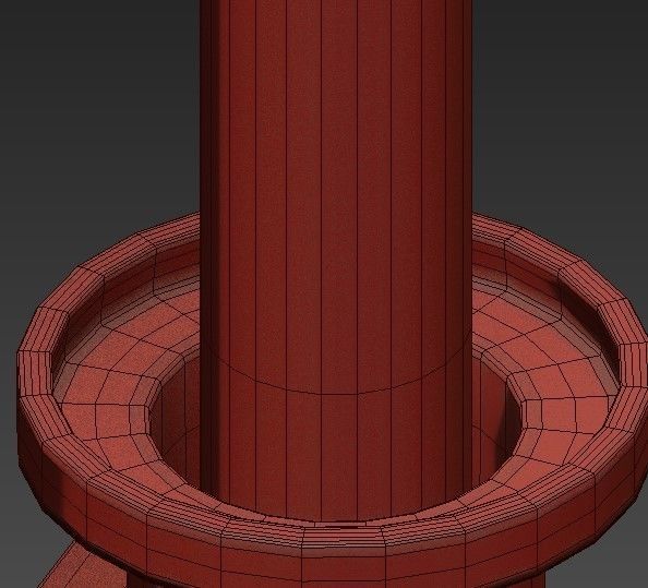 Agnes candelabra hanging 10 candles von Roll Hill 3D model_3