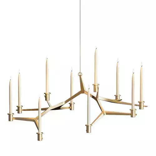 Agnes candelabra hanging 10 candles von Roll Hill