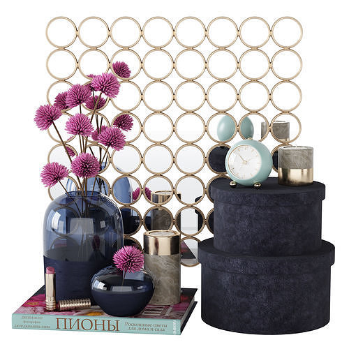 Decorative Set Next Home 3D model