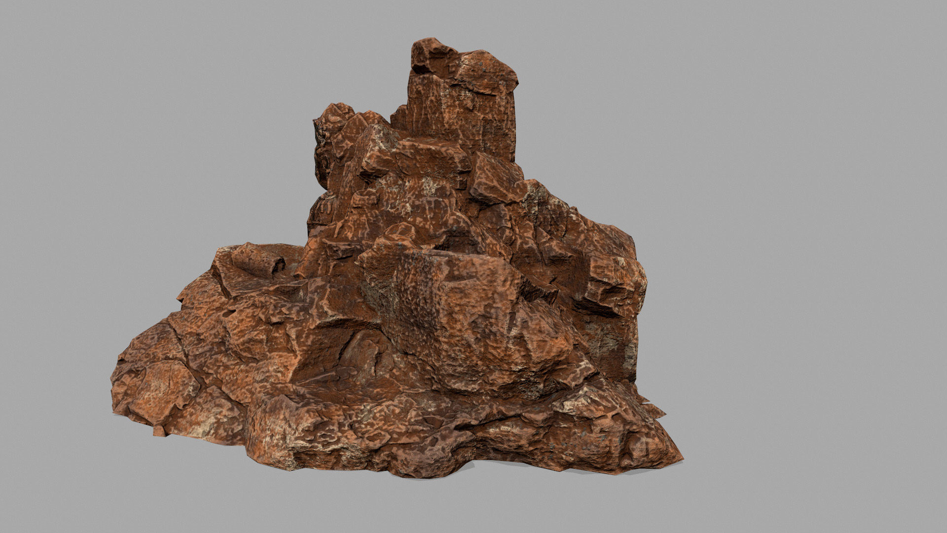 buda 5 hindu statue Low-poly 3D model_5