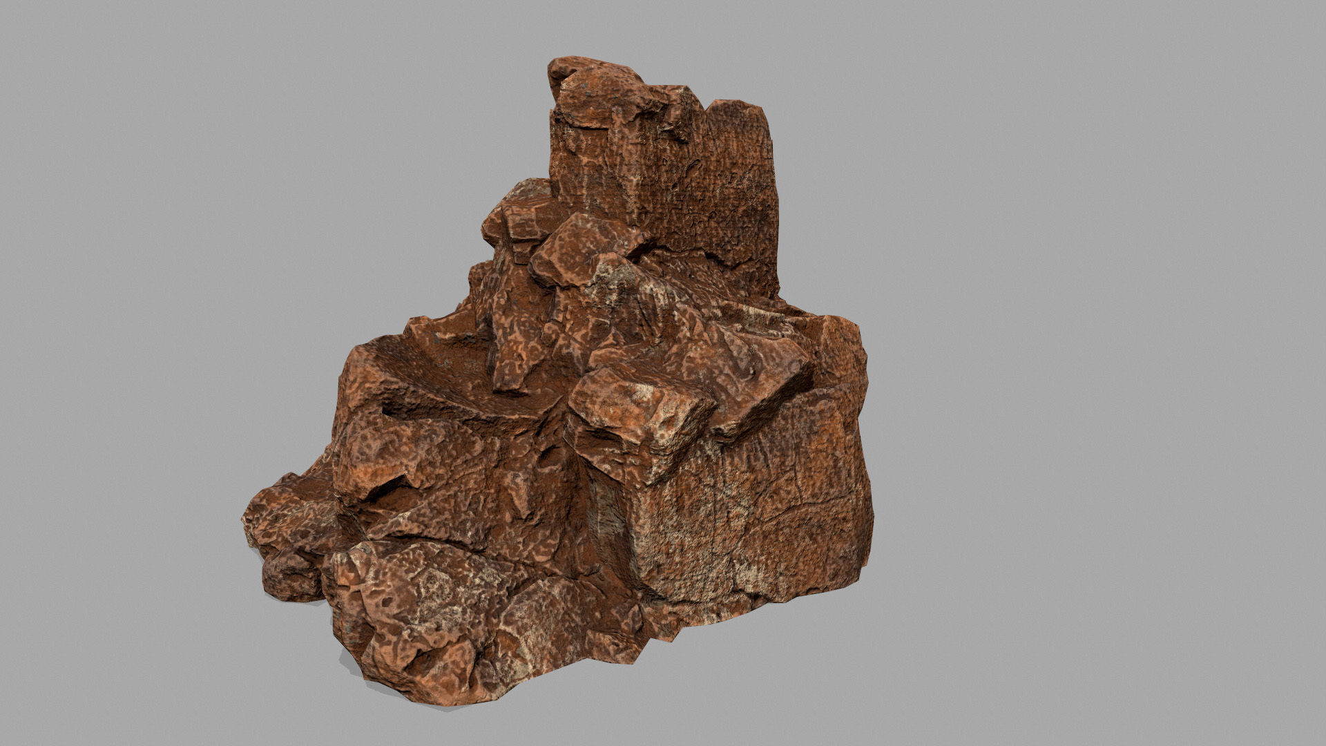 buda 5 hindu statue Low-poly 3D model_4