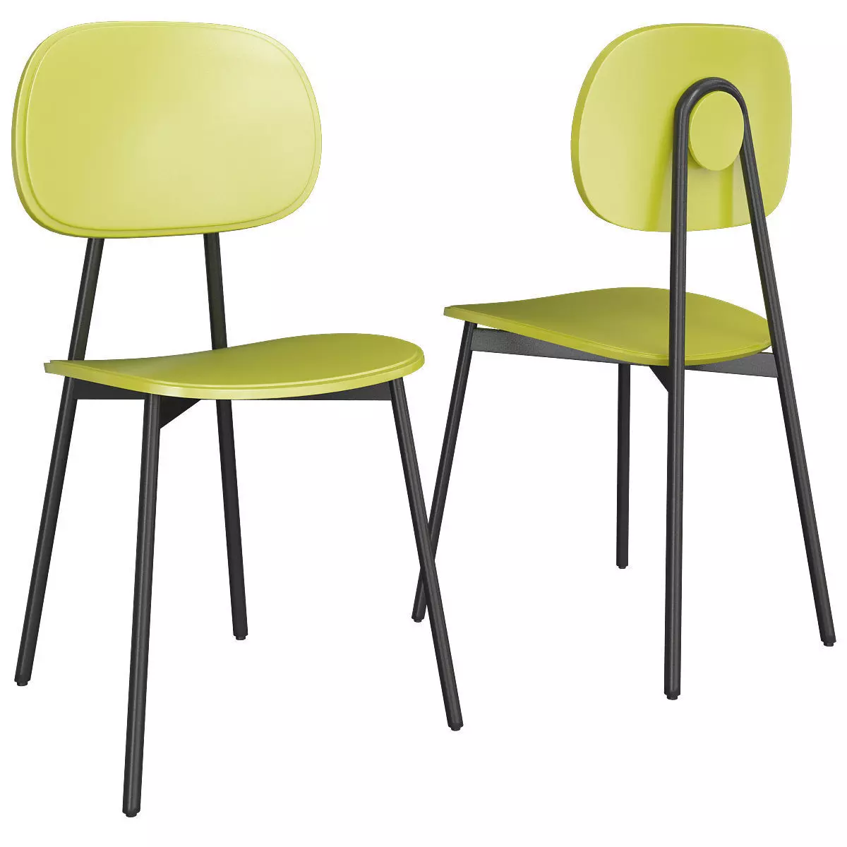 TATA Technopolymer chair 3d model Low-poly 3D model_0