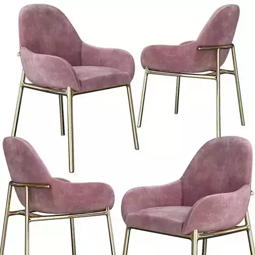 Felix Chair with Armrests 3d model Low-poly 3D model Felix Chair with Armrests 3d model Low-poly 3D model