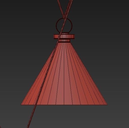 Shape Up 3 piece chandelier brushed brass von Roll Hill 3D model_2