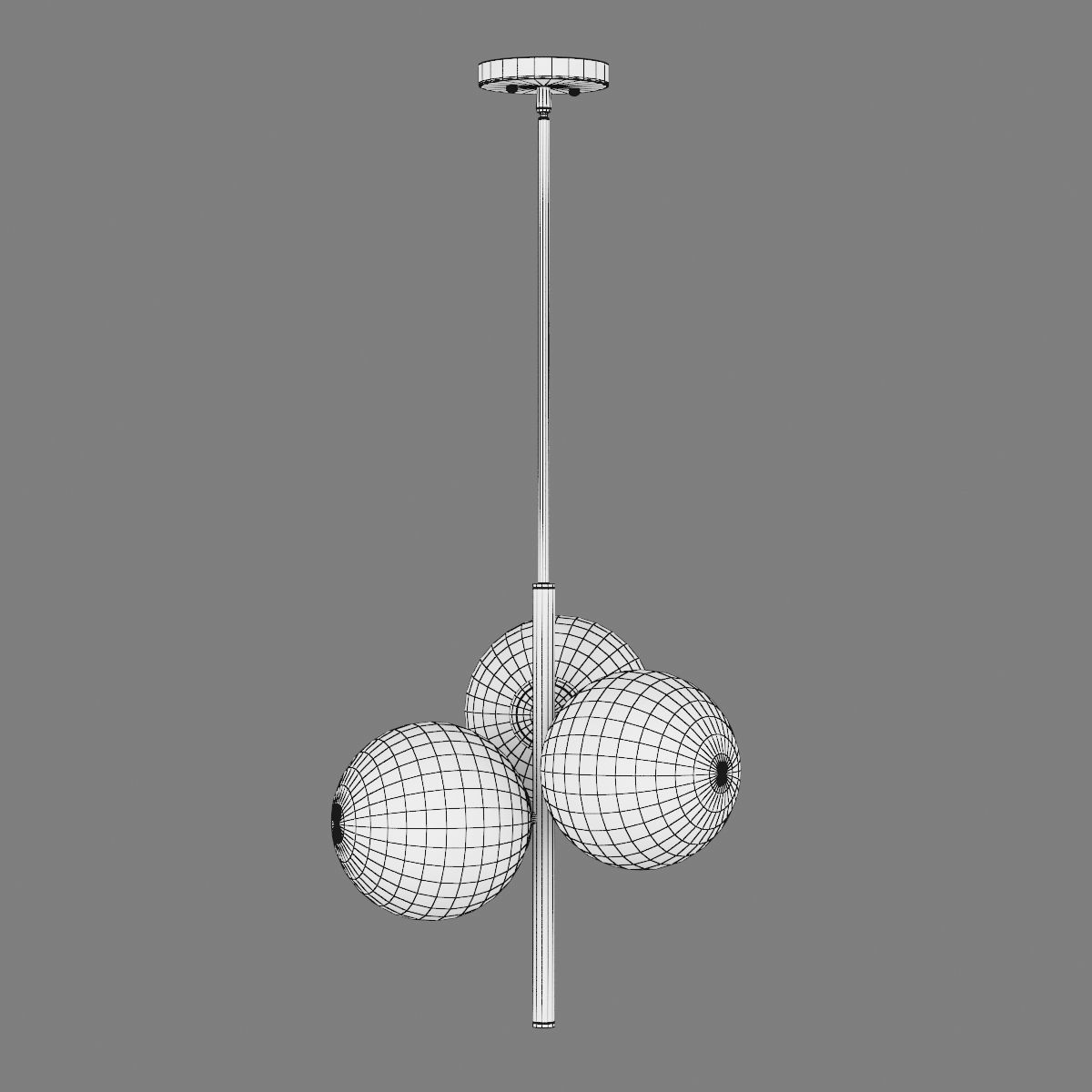 815031 Croco Lightstar Ceiling chandelier 3D model_3