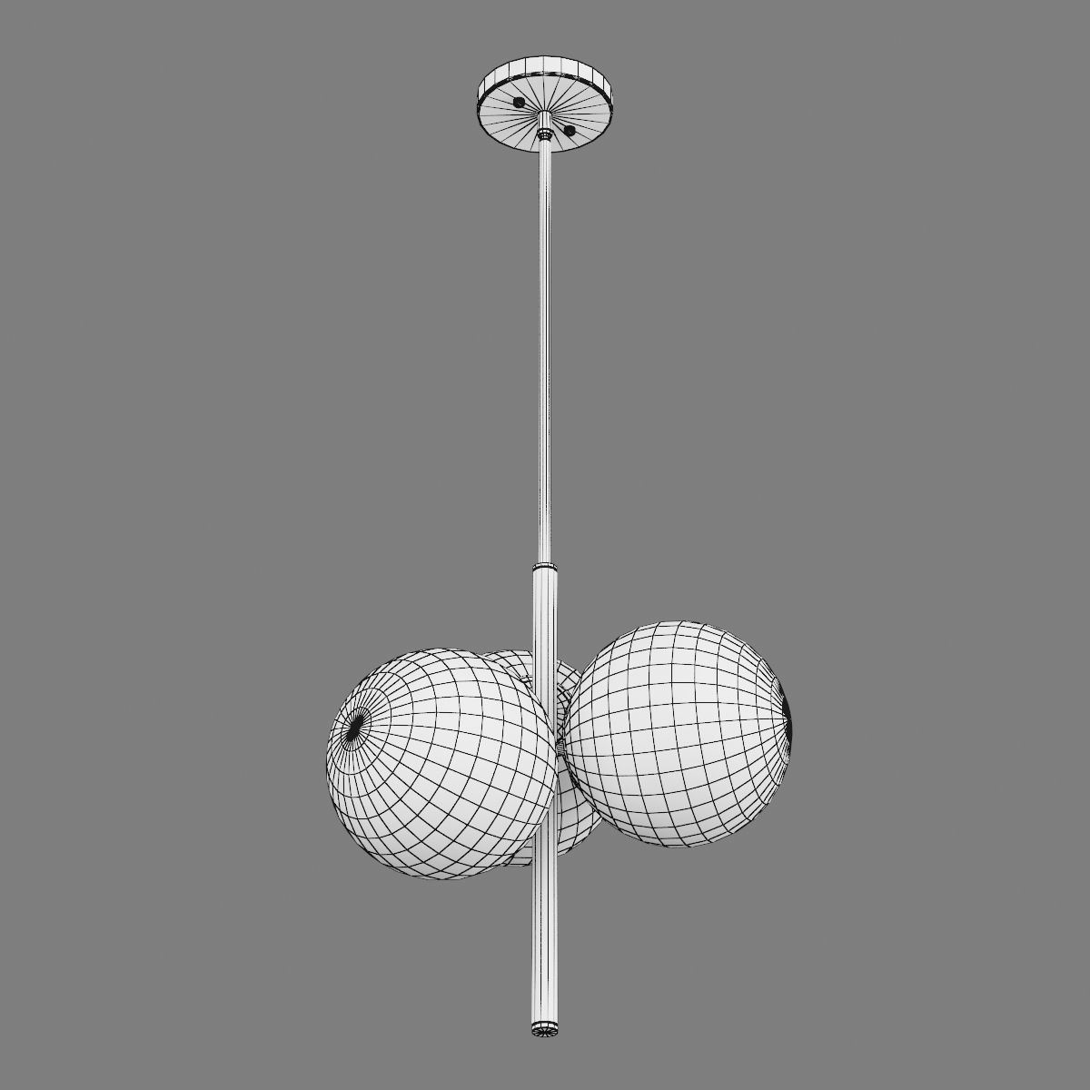 815031 Croco Lightstar Ceiling chandelier 3D model_4