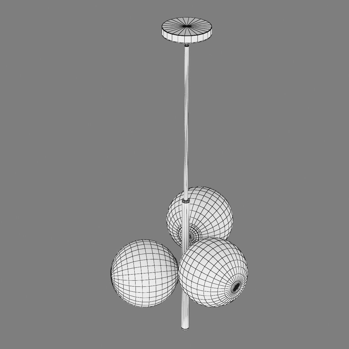 815031 Croco Lightstar Ceiling chandelier 3D model_5