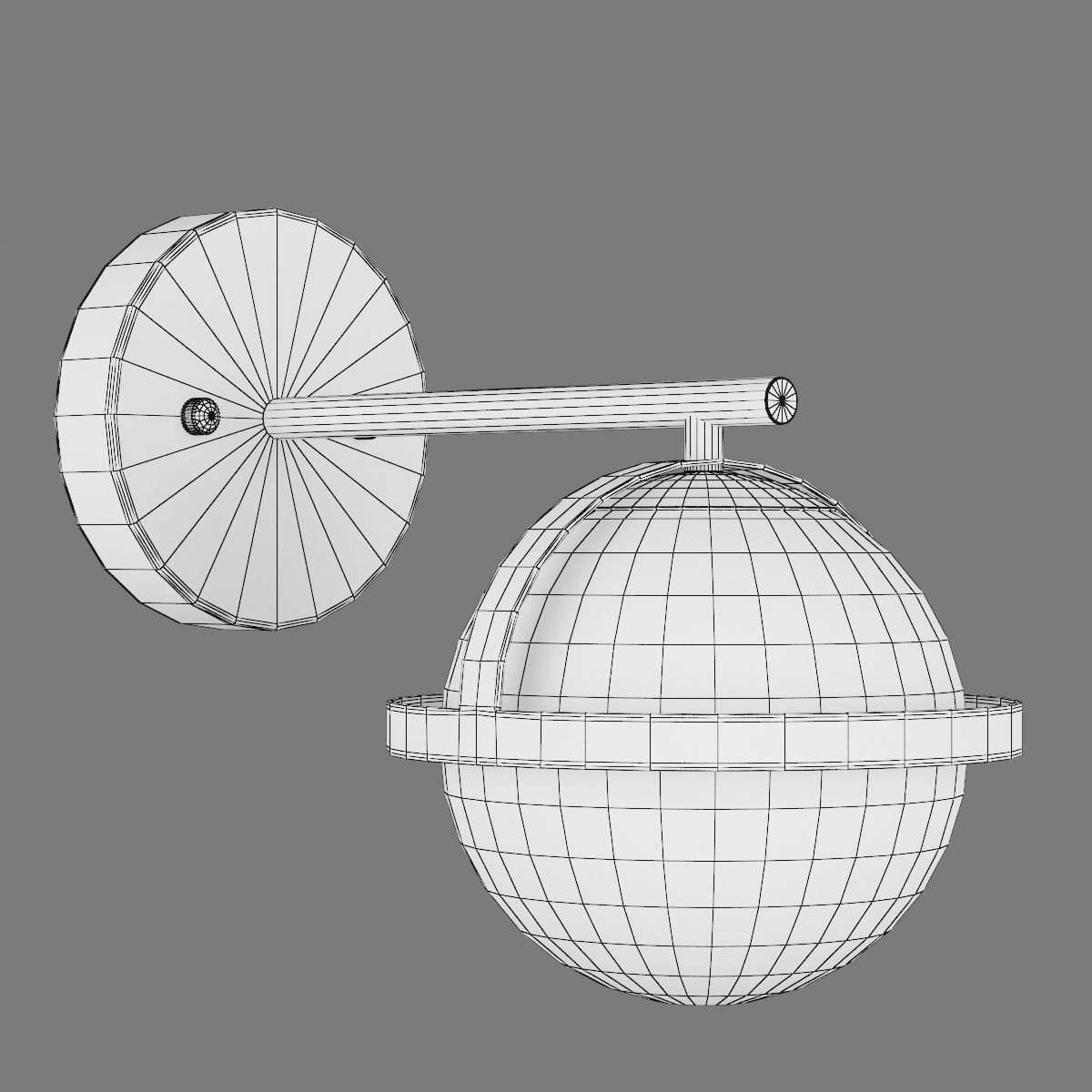 815617 Croco Lightstar Sconce 3D model_5