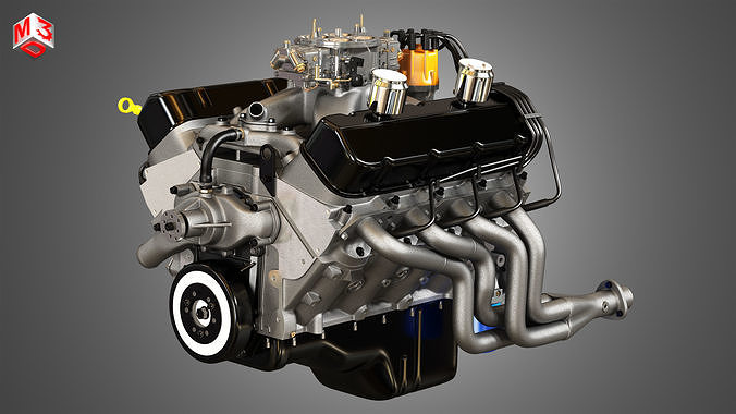 427 Engine - V8 Muscle Car Engine  3D model