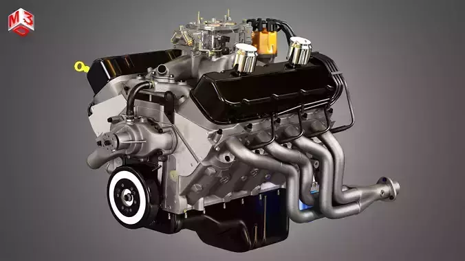 427 Engine - V8 Muscle Car Engine  3D model