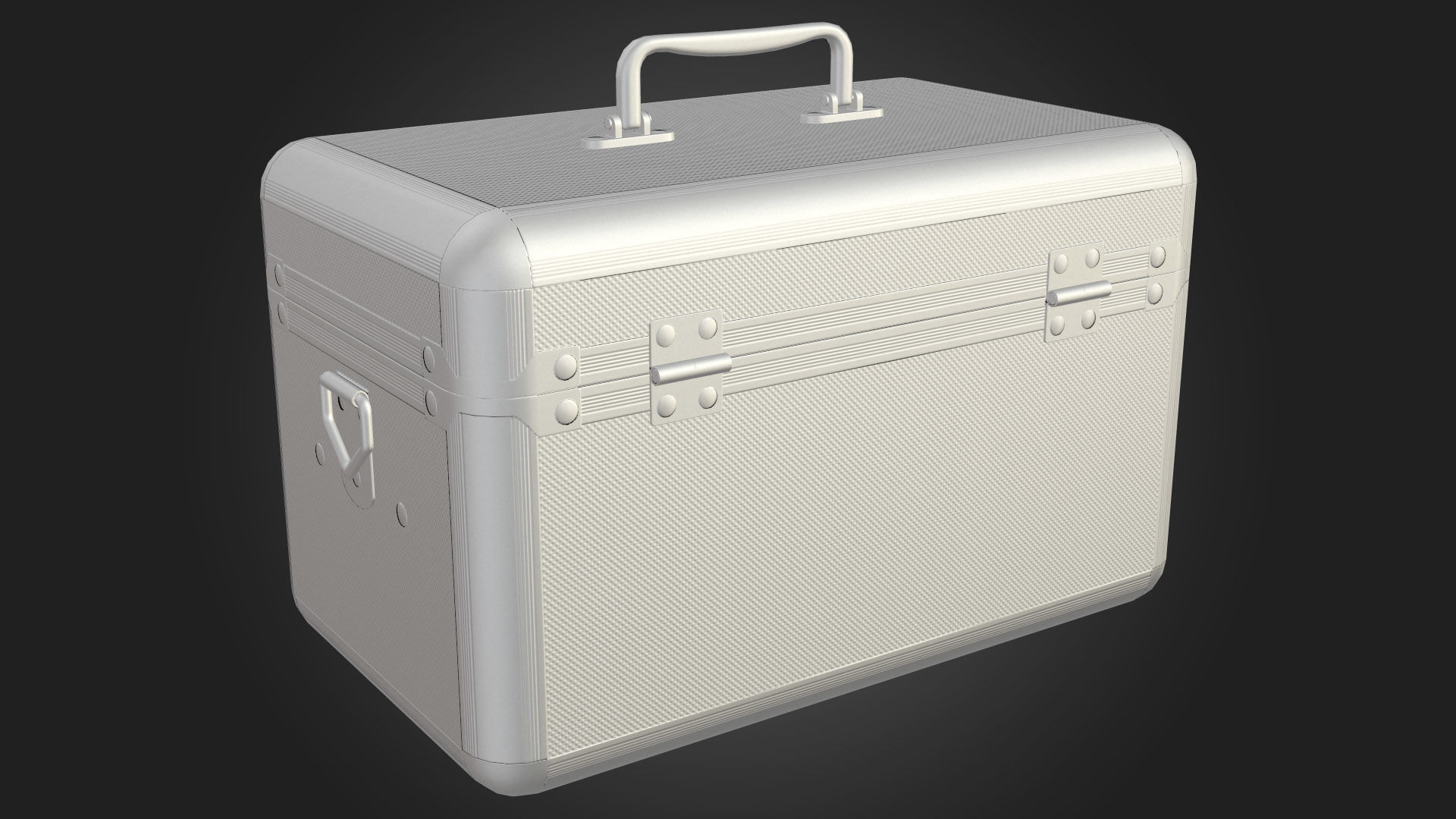 First Aid Kit Metal Box Low-poly 3D model_13