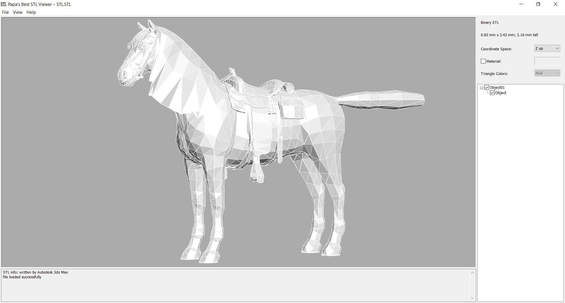 Horse - D3 3D model_8