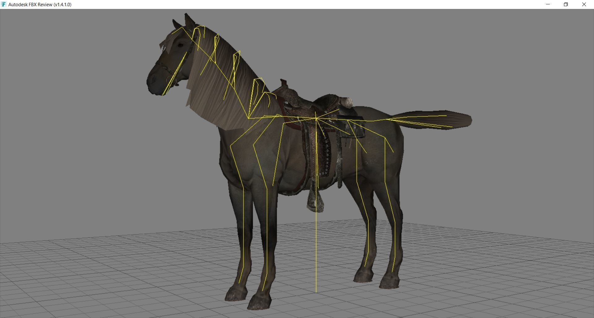Horse - D3 3D model_6