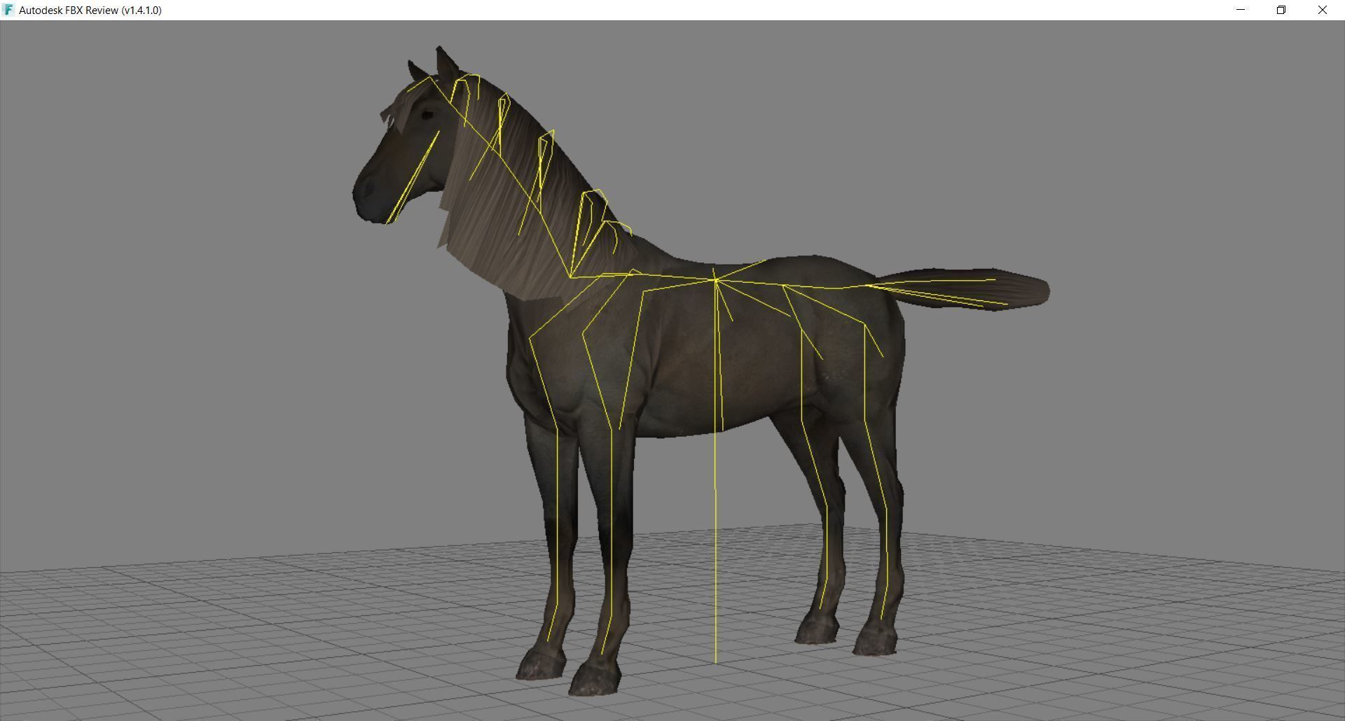 Horse - D4 3D model_6