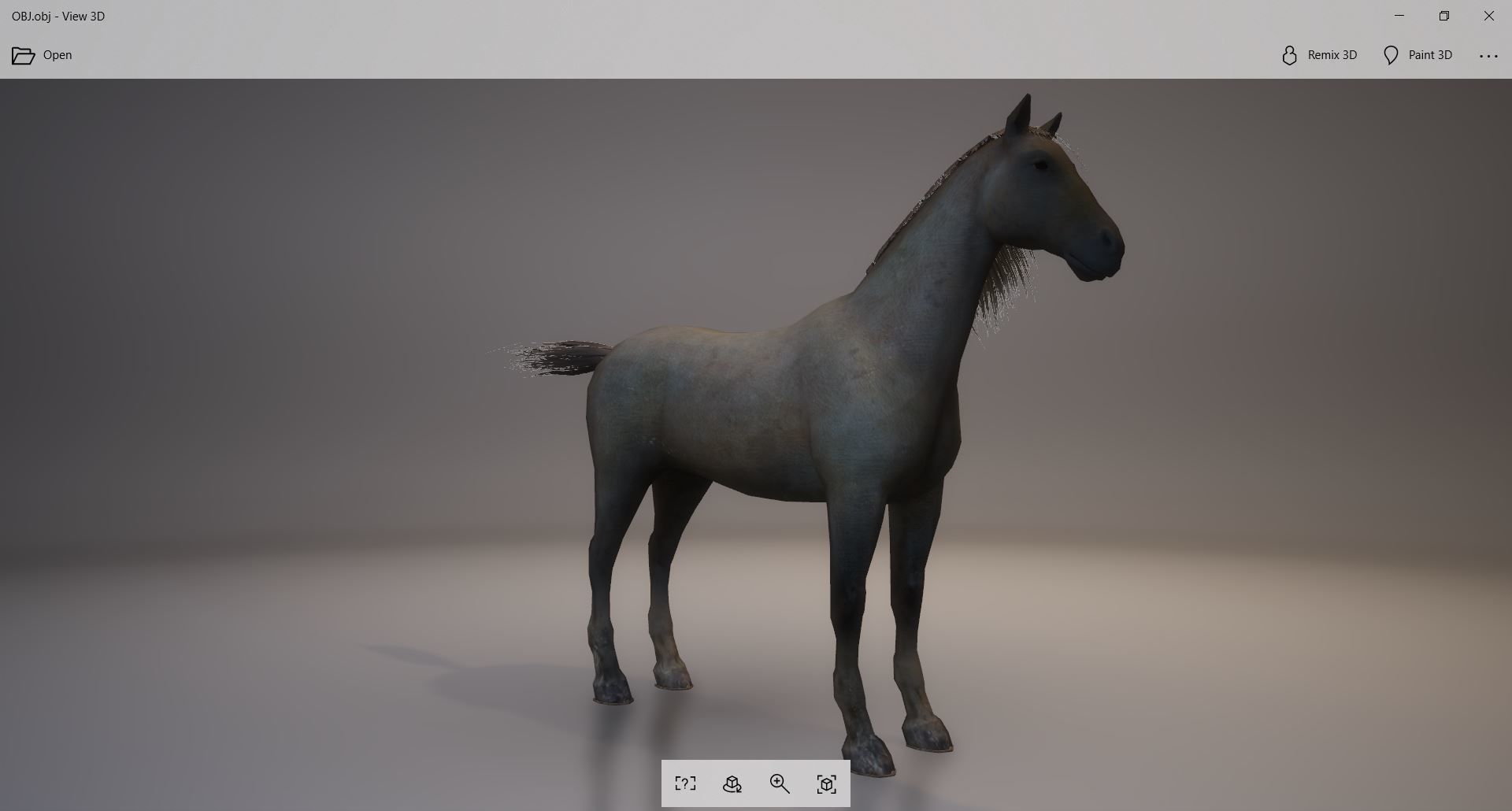 Horse - D4 3D model_4
