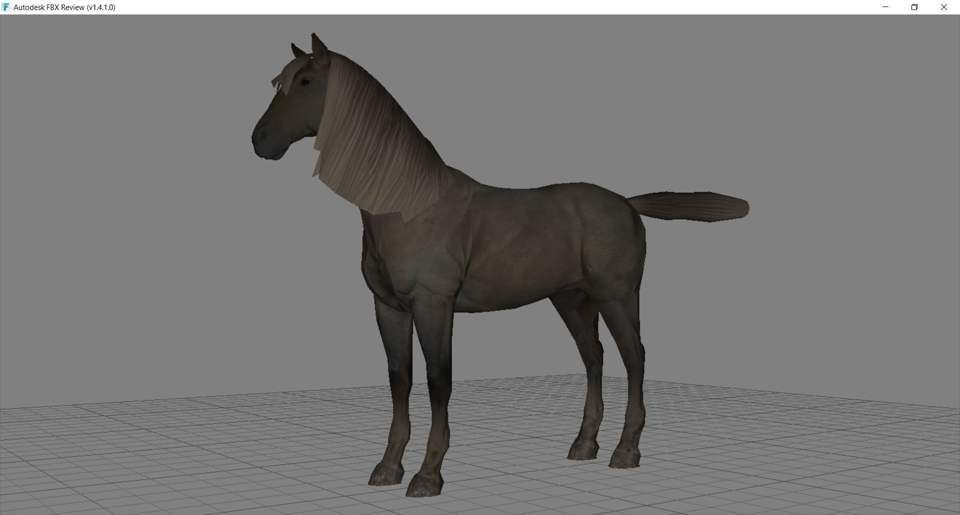 Horse - D4 3D model_5