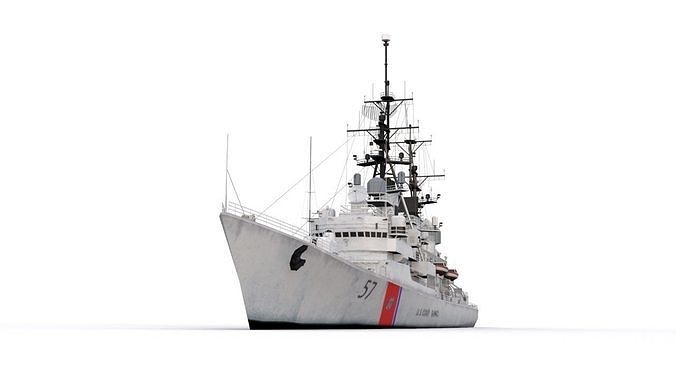 Coast Guard 57 Low-poly 3D model