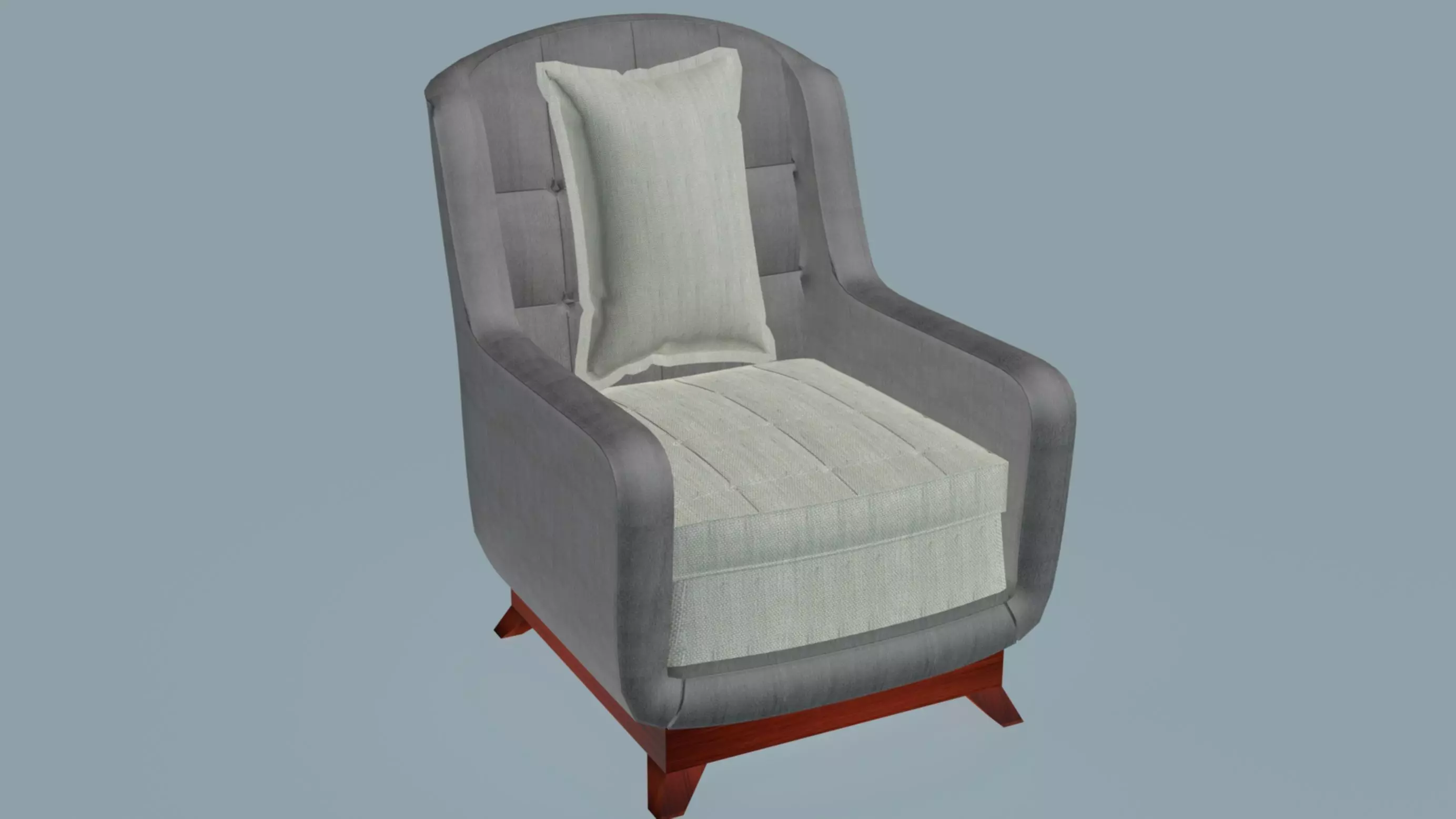 Mid Century style armchair 3D model