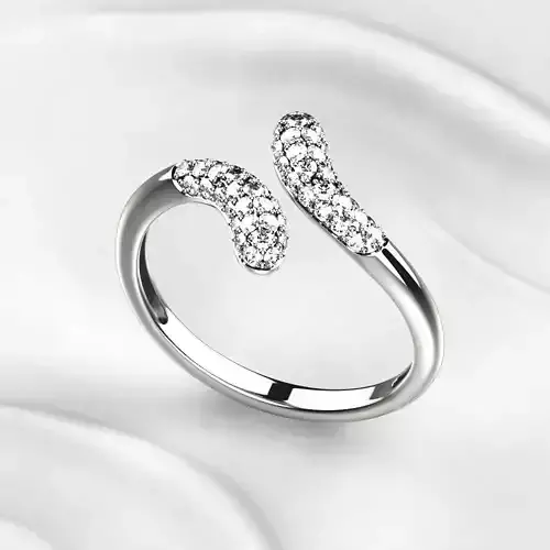 Opened Fashion Gold Ring