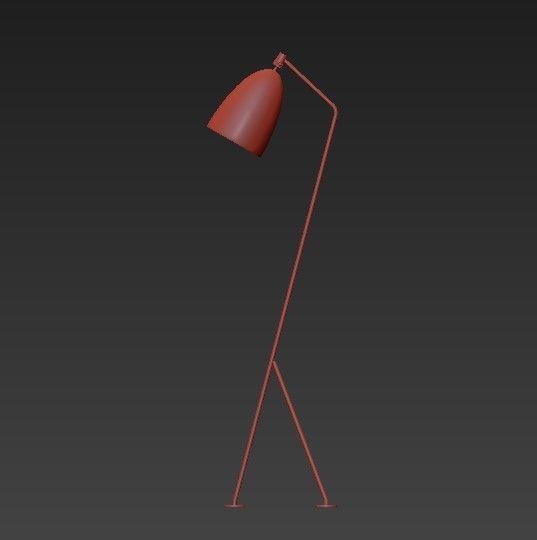 Grasshopper Lamp by Gubi 3D model_4