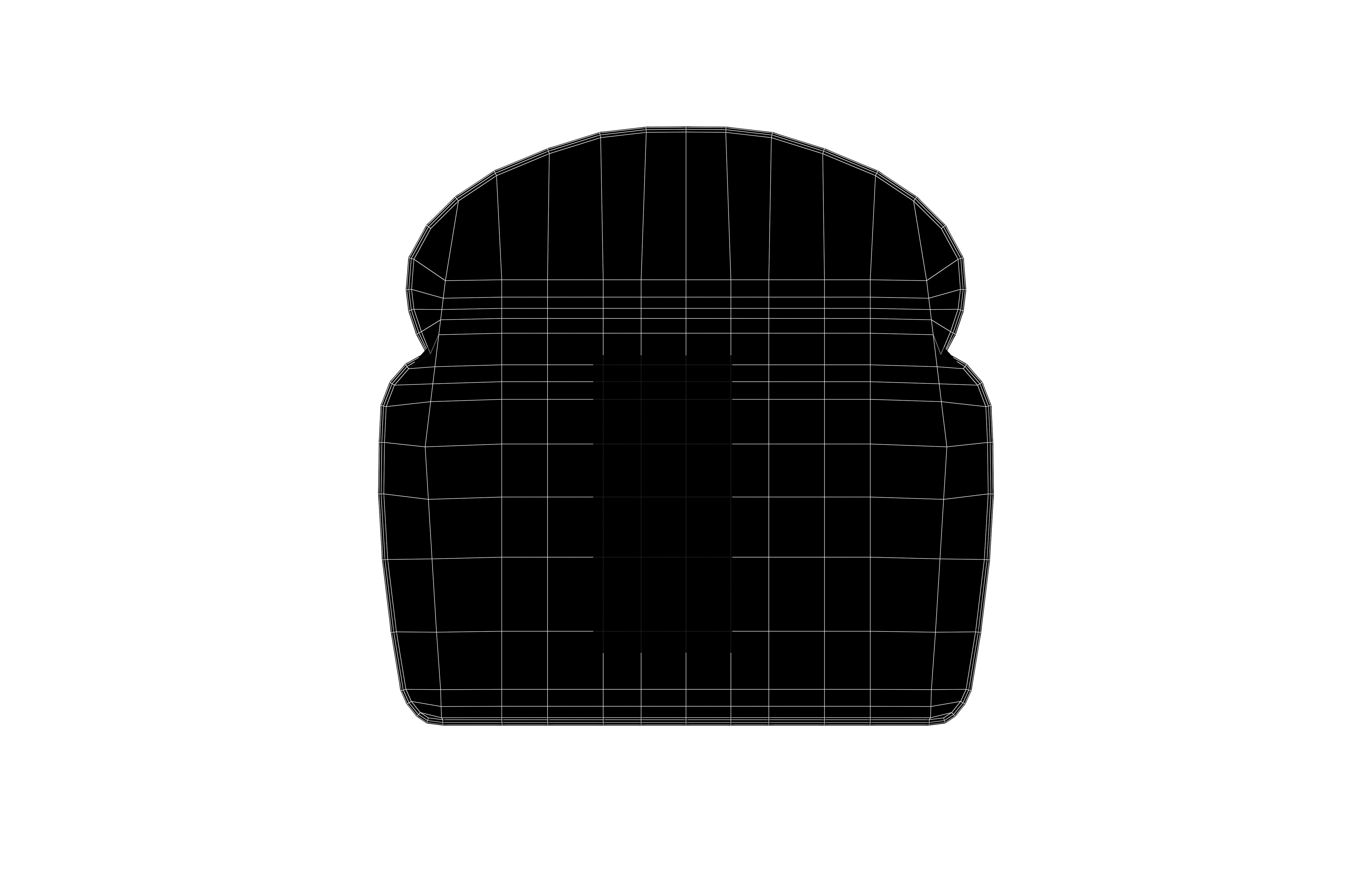 Bread v1 001 Low-poly 3D model_6